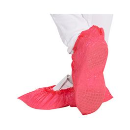 HYGOSTAR Surchaussure en CPE, longueur: 410 mm, rouge