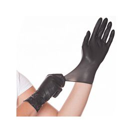 HYGOSTAR gants latex "DIABLO", XL, noir