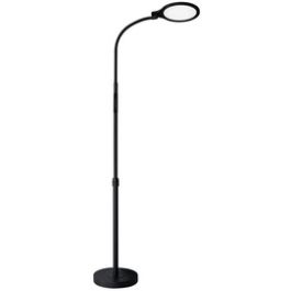 Hansa Lampadaire / Lampe de lecture LED ATRIA, noir mat