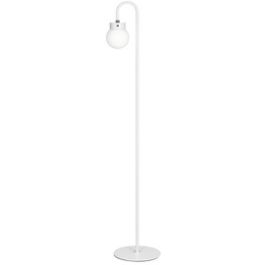 Hansa Lampadaire à LED rechargeable Flare bubble, blanc mat