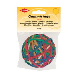 KLEIBER Balle de bracelets caoutchouc, couleurs assorties