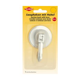 KLEIBER Crochet ventouse, plastique, blanc