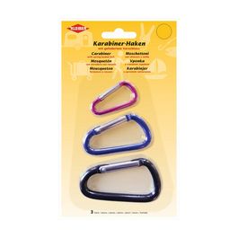 KLEIBER Mousqueton, set de 3, couleurs assorties