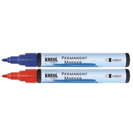 KREUL Marqueur permanent, medium, rouge