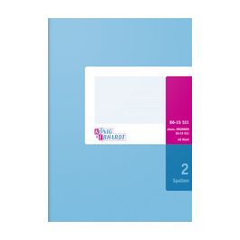 KÖNIG & EBHARDT Spaltenbuch DIN A5, 2 Spalten, 40 Blatt