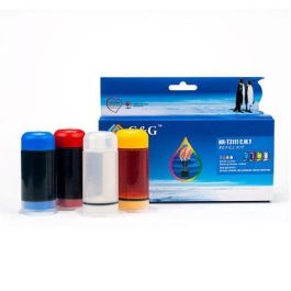 Kit de Recharge d'encre Couleur 3 X 30ml + 30 ml de solvant
