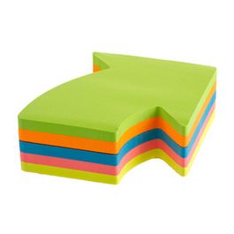 Kores Bloc-note adhésif "Flèche", 70 x 70 mm, uni