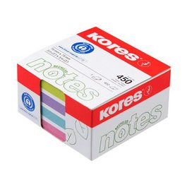 Kores Bloc-note adhésif Recycling "Recycled Pastel Notes"