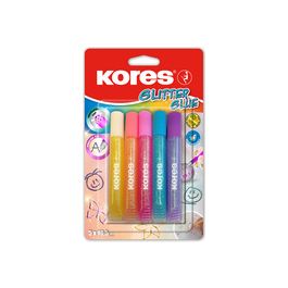 Kores Colle liquide "Glitter Glue", couleurs pastelles
