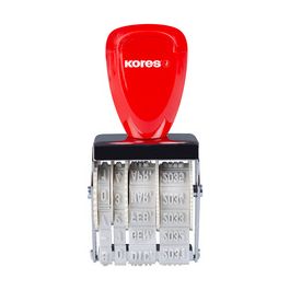 Kores Datumstempel, Monate in Buchstaben, 4 mm