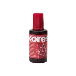 Kores Encre pour tampon encreur, contenu: 27 ml, rouge