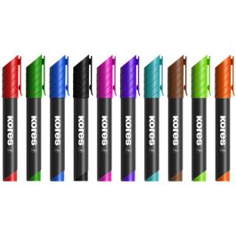 Kores Marqueur permanent "K MARKER", biseauté, turquoise