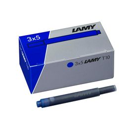 LAMY Cartouche d'encre grande capacité T10, pack de 3, bleu