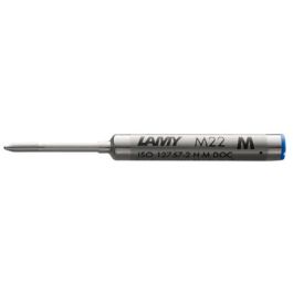 LAMY Mine compacte M22 B pour stylo à bille, blister, bleu
