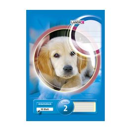 LANDRÉ Bloc scolaire "pro terra", format A4, linéature 2