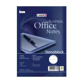 LANDRÉ Bloc sténo "WORK" A5, 40 feuilles, lignes moyennes