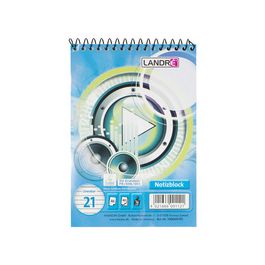 LANDRÉ bloc-notes à spirale, A6, 40 feuilles, ligné