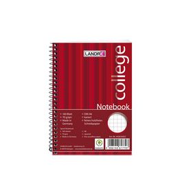 LANDRÉ bloc-notes "college", A6, 160 feuilles, quadrillé