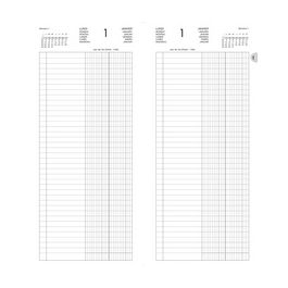 LECAS Agenda de la Banque Long, 150 x 340 mm, 2027, noir