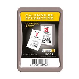 LECAS Bloc calendrier éphéméride, comique, 60 x 90 mm, 2027