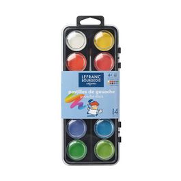 LEFRANC BOURGEOIS Pastilles de Gouache, boîte de 12
