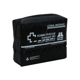 LEINA KFZ-Kombitasche Compact M3, Inhalt DIN 13164, schwarz