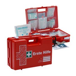 LEINA Mallette de premiers secours SAN, contenu DIN 13157,