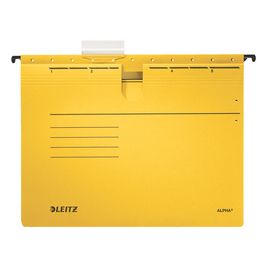 LEITZ ALPHA Hängehefter, A4, kaufmännische Heftung, gelb x5
