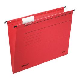 LEITZ ALPHA Hängemappe, A4, seitlich offen, rot x25