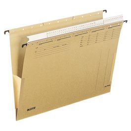 LEITZ ALPHA Hängetasche, A4, mit Organisationsleiste, natron x25