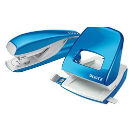 LEITZ Agrafeuse & perforateur Nexxt WOW, bleu
