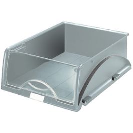 LEITZ Bac à courrier Sorty, format A4/C4, gris x4