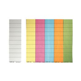 LEITZ Blanko-Beschriftungsschildchen, (B)60 x (H)21 mm, rot