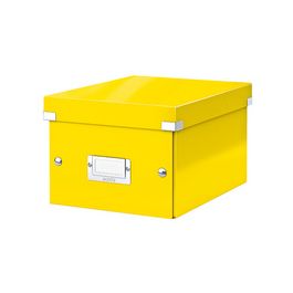 LEITZ Boîte de rangement Click & Store WOW, A5, jaune