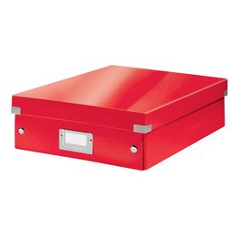 LEITZ Boîte de rangement Click & Store WOW, grand, rouge
