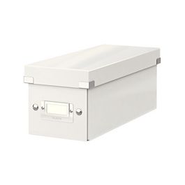 LEITZ Boîte de rangement pour CD Click & Store WOW, blanc