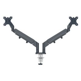 LEITZ Bras double pour écrans Ergo Dual, gris foncé