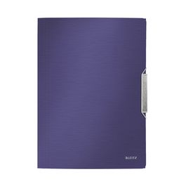 LEITZ Chemise à élastique Style, A4, PP, bleu titan