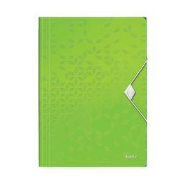 LEITZ Chemise à élastique WOW, A4, PP, vert métallisé