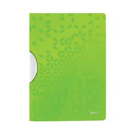 LEITZ Chemise à clip WOW ColorClip, A4, PP, vert métallisé