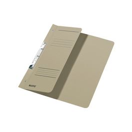 LEITZ Chemise à crochets, format A4, carton manilla, gris x50