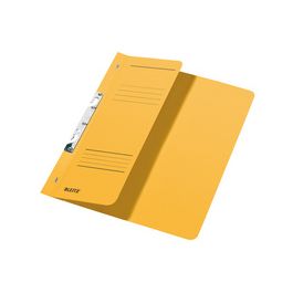 LEITZ Chemise à crochets, format A4, carton manille, jaune x50