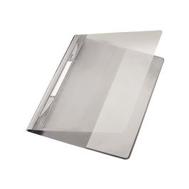 LEITZ Chemise à lamelle Exquisit, format A4+, PVC, gris