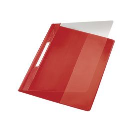 LEITZ Chemise à lamelle Exquisit, format A4+, PVC, rouge,
