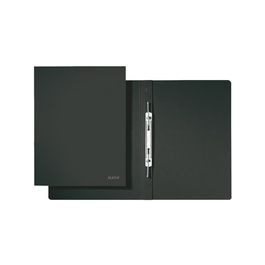 LEITZ Chemise à spirale, format A4, Carton, noir x25