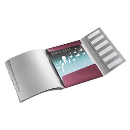 LEITZ Chemise de rangement Style, format A4, pp, noir satin,