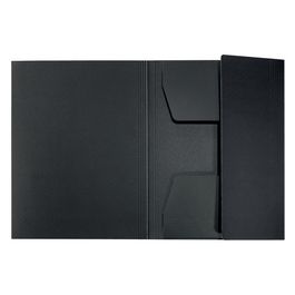 LEITZ Chemise-trieur, A4, carton de 430 g/m2, noir