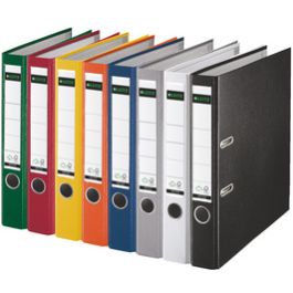 LEITZ Classeur à levier 180 degrés, format A4, 52mm, orange x20