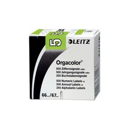 LEITZ Etiquette numérique Orgacolor "5", rouleau, vert clair