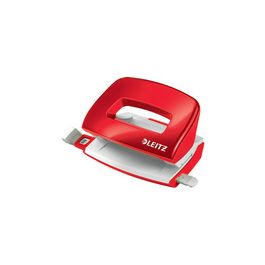 LEITZ Mini perforateur Nexxt 5060, en carton, rouge